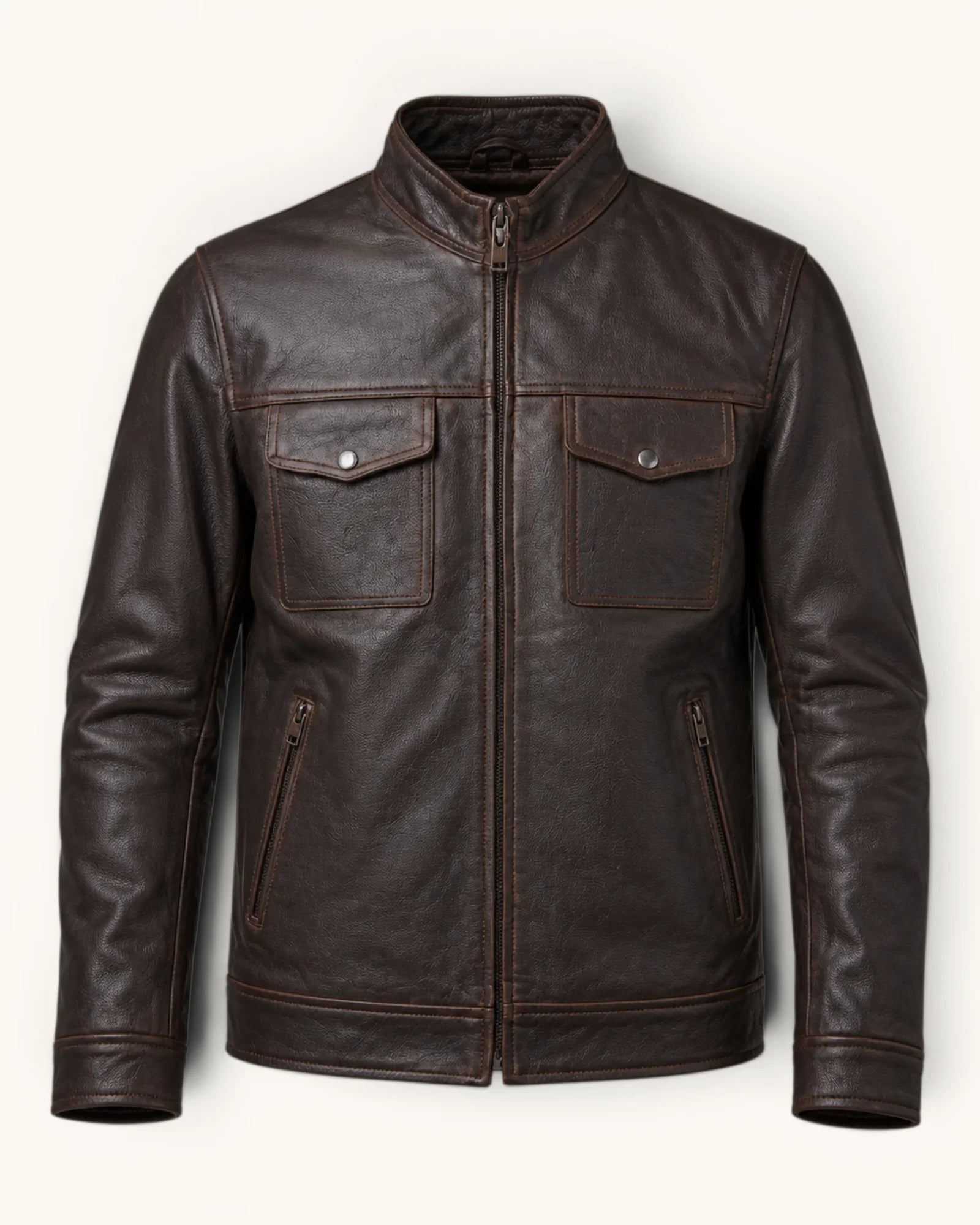 Leather Jacket J-0039