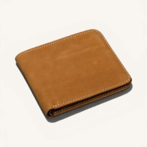 Camel Leather Wallet W-BCP